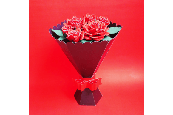 Bouquet Box and Small Rose: 3D SVG Floral Review