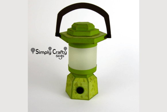 Camping Lantern SVG: 3D Ornaments for Blogs