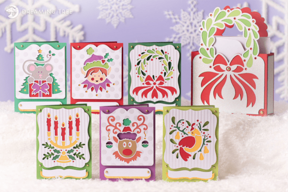 Christmas Cards Cache 3D SVG Bundle Review