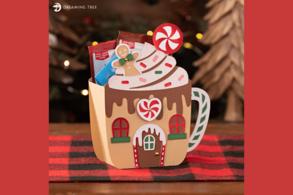 Cocoa Cup Treat Box SVG: 3D Objects Review