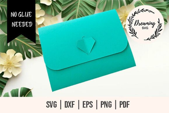Diamond Envelope SVG: 3D Kids Crafts for Branding