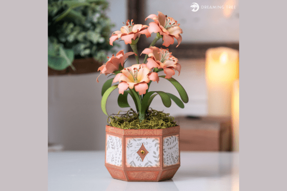 Fantasy Floral SVG: 3D Flowers for Design