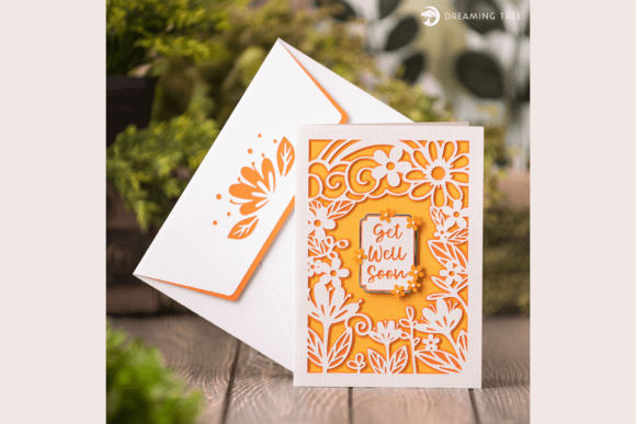 Floral Get Well Card SVG: 3D Greeting Cards Review