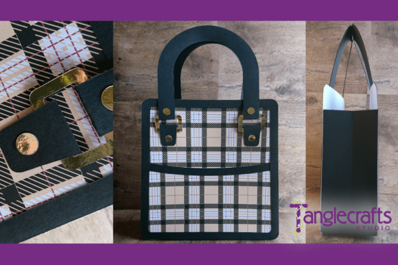Handbag Gift Bag, Purse Svg for Birthdays 3D SVG