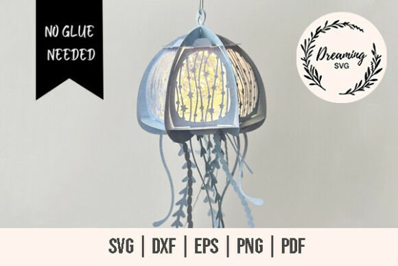 Jellyfish Lantern SVG: 3D Shapes Review