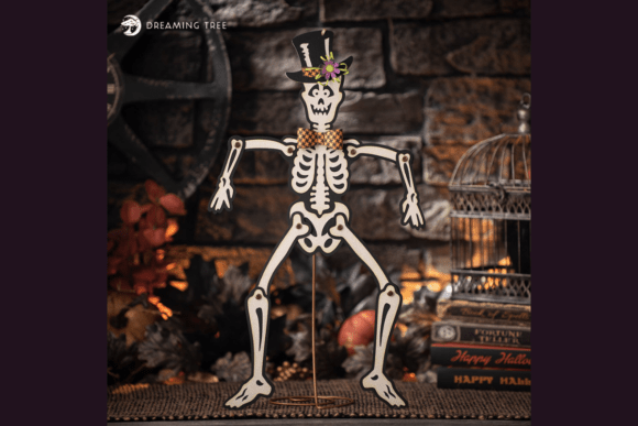 Jolly Jointed Skeleton SVG: A 3D Halloween Review