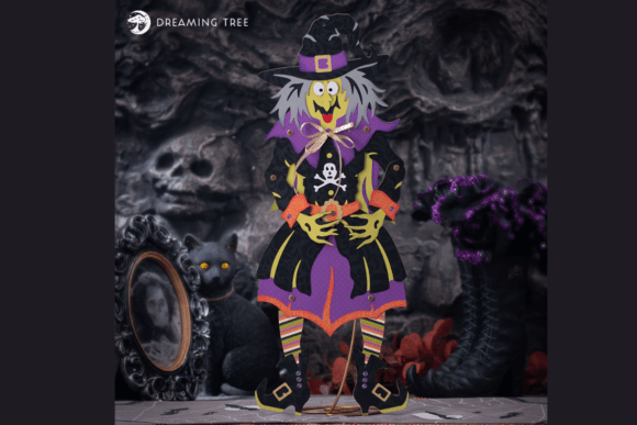 Jolly Jointed Witch SVG: A 3D Halloween Brand Review