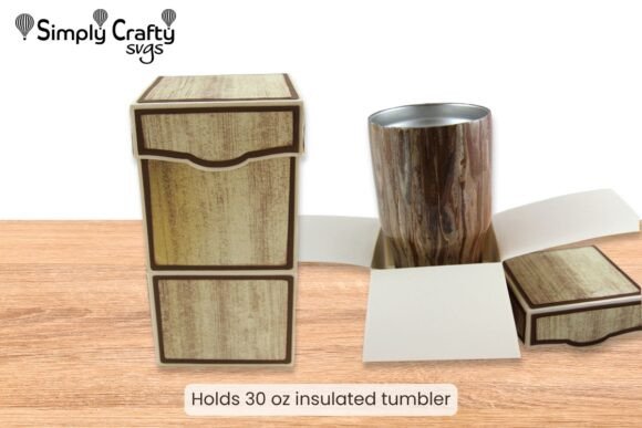 Large Tumbler Explosion Box SVG for 3D SVG Objects