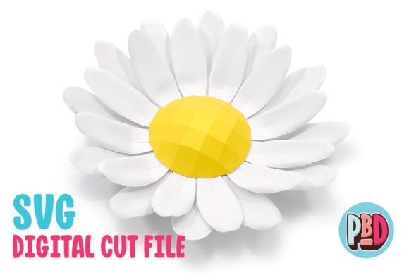 Large Wall Hanging Daisy: 3D SVG Paper Flowers Review