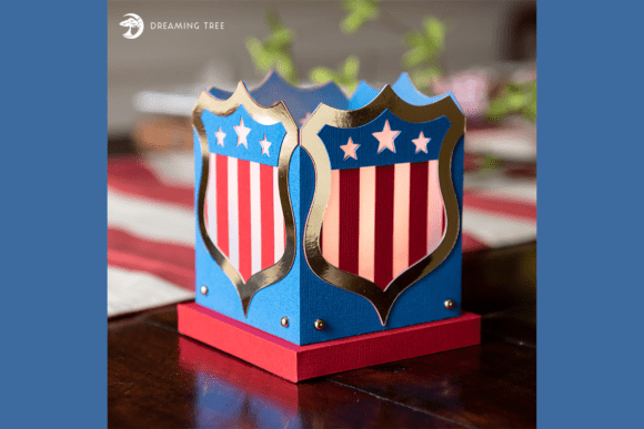 Patriotic Tealight SVG: 3D Independence Day Design Review