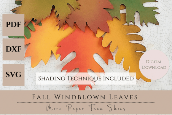 Review: Fall Paper Leaves Template for 3D SVG Branding