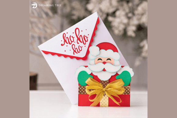 Santa Gift Card Holder SVG: 3D Christmas Review