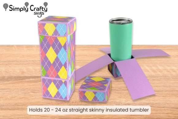 Straight Skinny Tumbler Explosion Box SVG Review