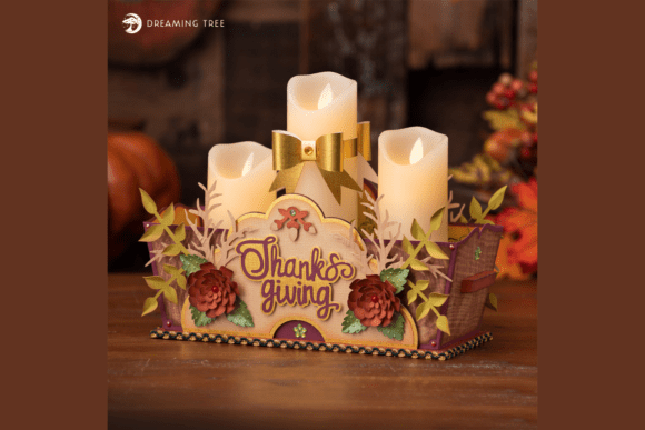 Thanksgiving Candle Centerpiece SVG: A 3D SVG Review for Local Brands