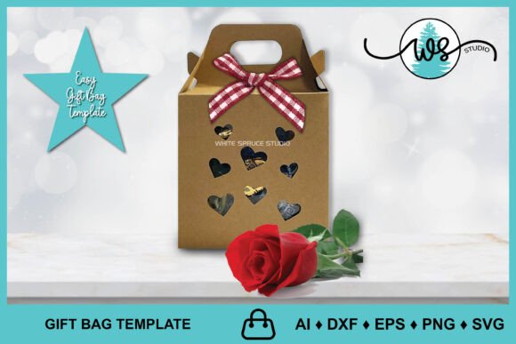 Valentine Hearts Gift Box Treat Holder: A 3D SVG Shapes Review